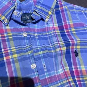 Men polo Ralph Lauren dress shirt size small S new condition